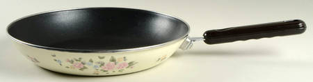 Tea Rose 11" Open Metal Skillet
