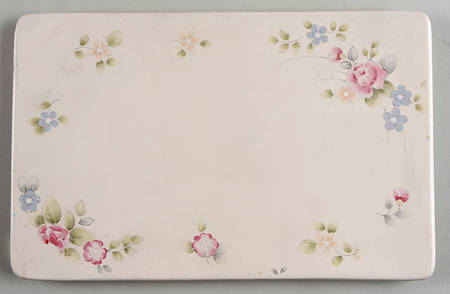 Tea Rose Rectangular Cheese Plate