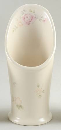 Tea Rose 3 Holder Flatware Caddy-Ceramic Holder Only