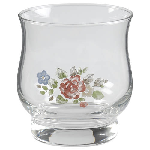 Tea Rose 8 Oz Glassware Rocks/Juice by Pfaltzgraff
