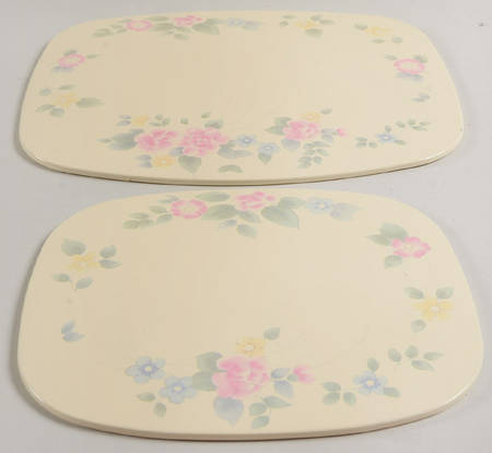 Tea Rose 2-Piece Stove and Counter Mat by Pfaltzgraff
