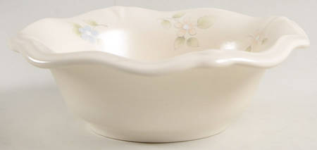 Tea Rose Sculpted Chip&Dip Bowl by Pfaltzgraff