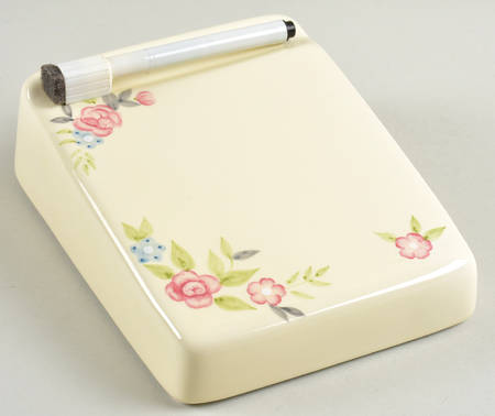 Tea Rose Dry Erase Memo Board
