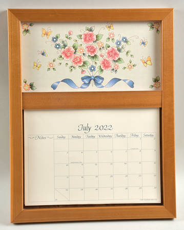 Tea Rose Hanging Wall Calendar