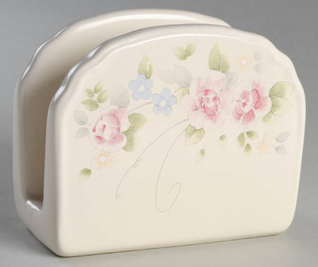 Tea Rose Napkin Holder by Pfaltzgraff
