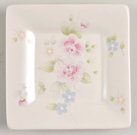 Tea Rose Finger Food Plate by Pfaltzgraff