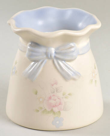 Tea Rose Candle Crock