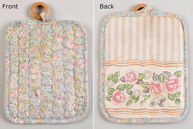Tea Rose Cloth Potholder