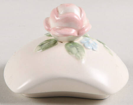 Tea Rose Lid for Figural Sugar Bowl