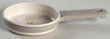 Tea Rose Metal Child's Skillet