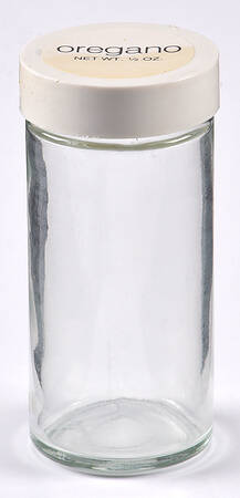 Tea Rose Glass Spice Jar for Lazy Susan