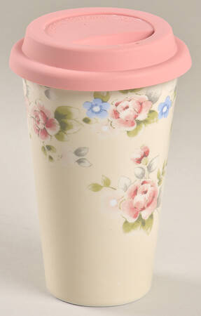 Tea Rose Silicone Lid for Travel Mug