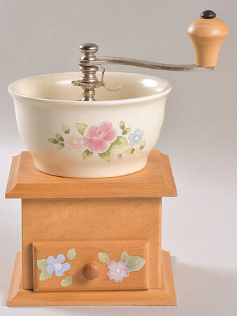 Tea Rose Coffee Grinder by Pfaltzgraff