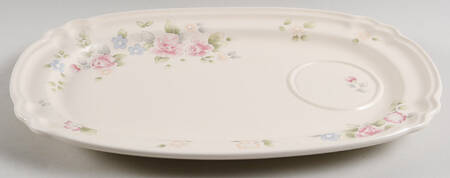 Tea Rose 13" Rectangular Snack Tray by Pfaltzgraff
