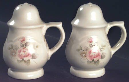Tea Rose Stove Top Salt & Pepper Set by Pfaltzgraff