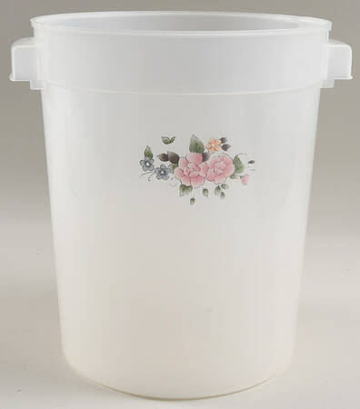 Tea Rose 9" Rectangular Freezer Container W/No Lid