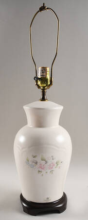 Tea Rose 26" Electric Lamp No Shade