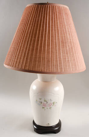 Tea Rose 26" Electric Lamp & Shade