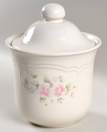 Tea Rose Small Canister & Lid by Pfaltzgraff