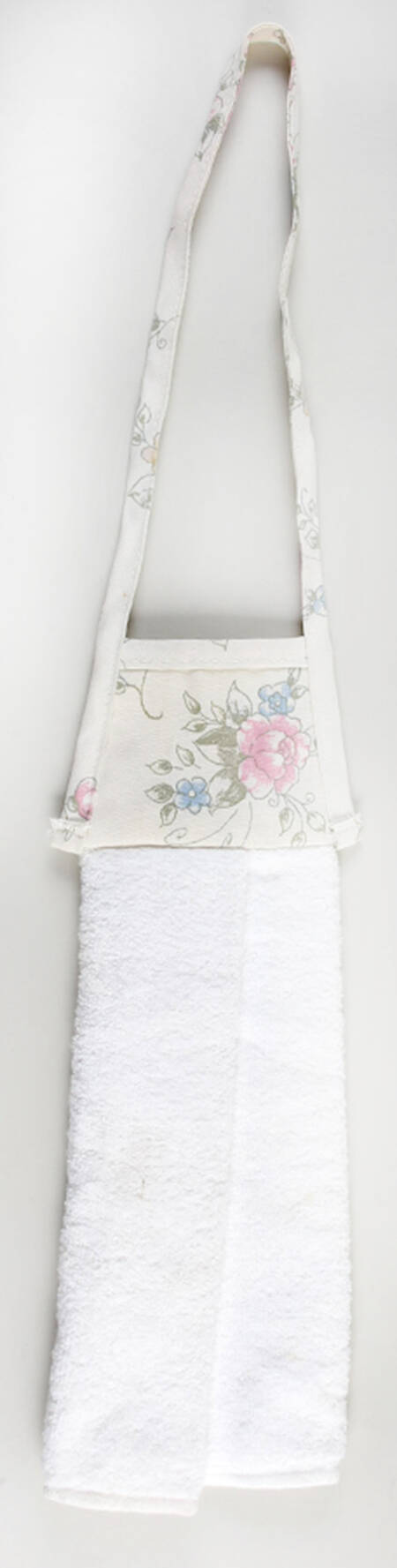 Tea Rose Cloth Tie Towel