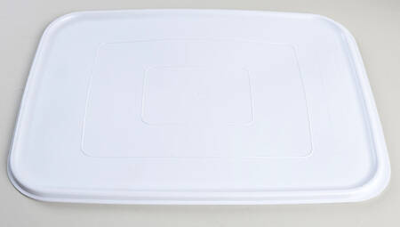 Tea Rose 14" Plastic Rectangular Storage Box Lid