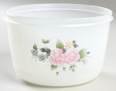 Tea Rose 5" Plastic Nested Storage Bowl No Lid