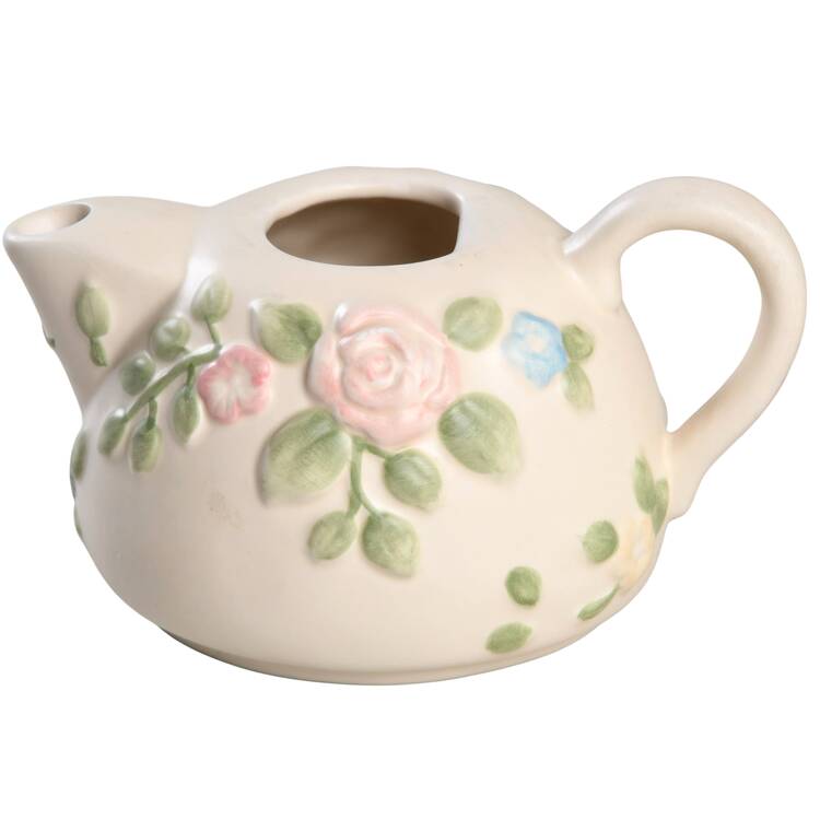 Tea Rose Individual Teapot with Cup Teapot No Lid