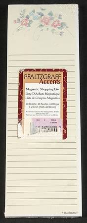 Tea Rose Magnetic Shopping List Pad (Paper)