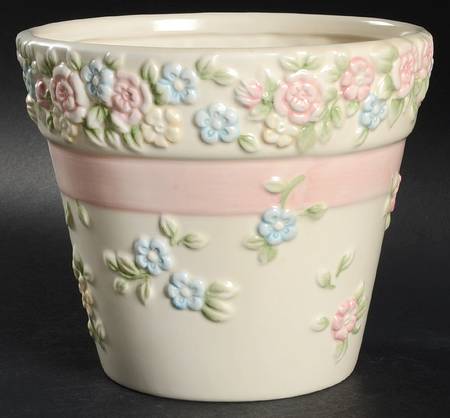 Tea Rose 6" Flower Pot