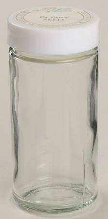 Tea Rose Glass Jar for Lazy Susan Spice Jar Set