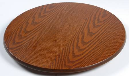 Tea Rose Wood Base for (5 Pc) Lazy Susan