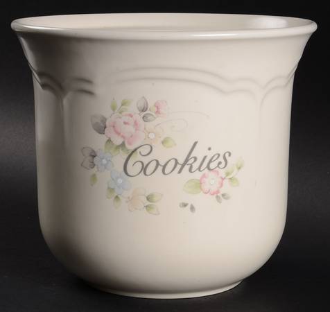 Tea Rose Cookie Jar No Lid