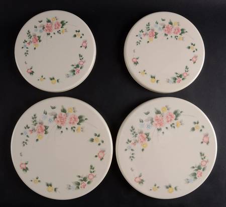 Tea Rose Melamine Stove Covers Set 8" & 10"