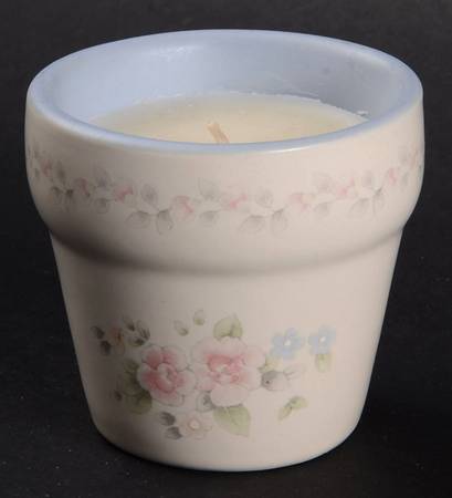 Tea Rose Votive Flower Pot
