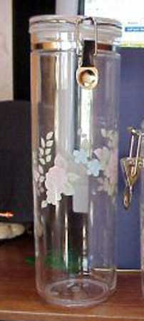 Tea Rose Acrlyic Pasta Storage Jar