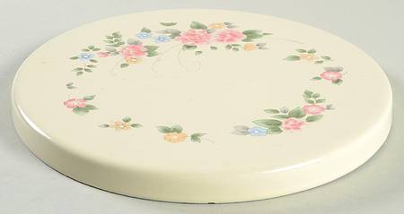 Tea Rose 8" Steel Individual Stove Cover