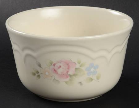 Tea Rose Deep Dessert Bowl by Pfaltzgraff