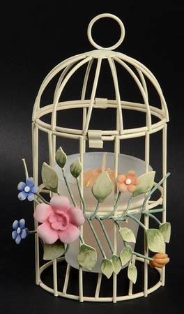 Tea Rose Figural Votive Candleholder by Pfaltzgraff