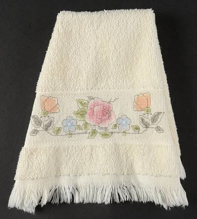 Tea Rose Fingertip Towel-Cloth