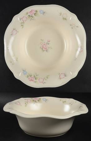 Tea Rose Sculpted Serving Bowl by Pfaltzgraff