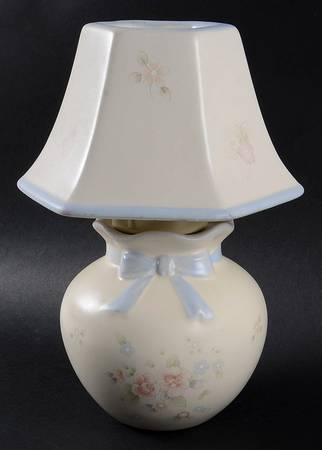 Tea Rose Votive Lamp & Shade