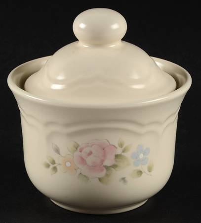 Tea Rose Sugar Bowl & Lid