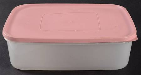 Tea Rose 9" Plastic Rectangular Storage Box