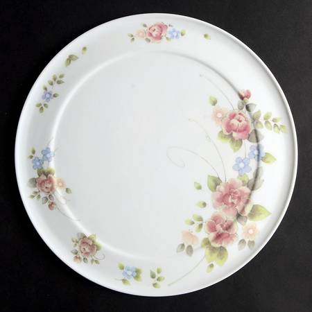 Tea Rose Melamine Cake Plate