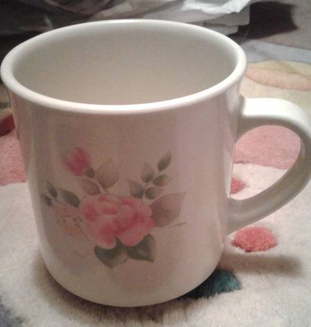 Tea Rose Melamine Mug