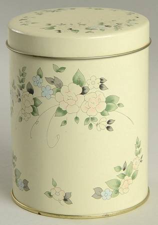 Tea Rose Storage Tin