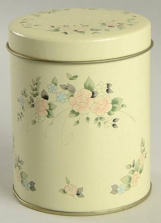 Tea Rose Storage Tin