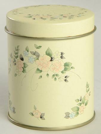 Tea Rose Storage Tin