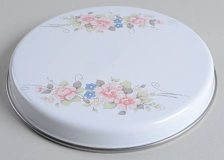 Tea Rose 8" Steel Individual Stove Cover