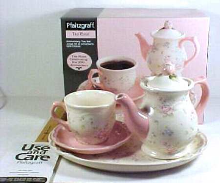 Tea Rose (5 Pc) Anniversary Tea Set (TPM,CSFL,TRAO11)